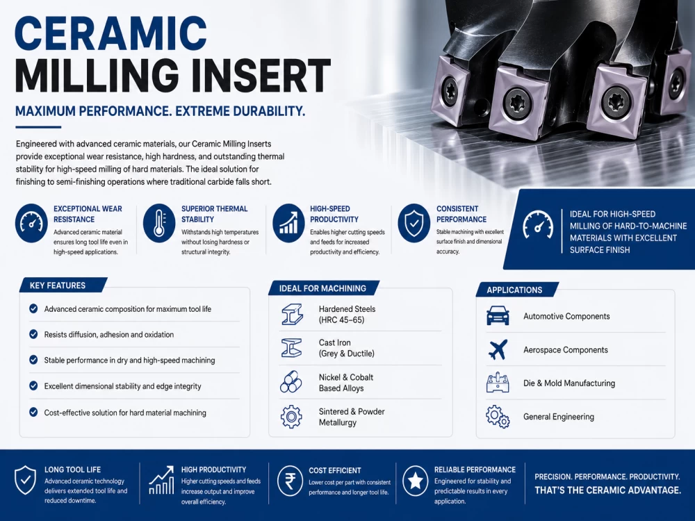 Ceramic Milling Inserts